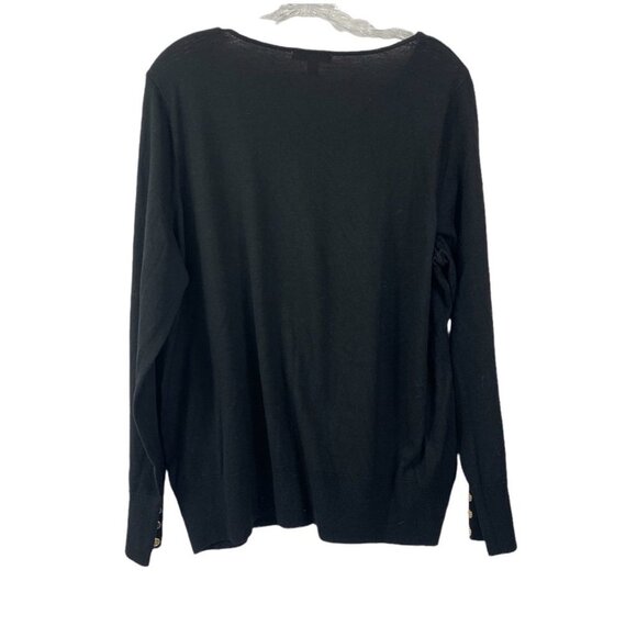 Dressbarn Women's Casual Black Top - Picture 2 of 6